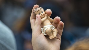 Thousands of Italian children take a Baby Jesus from their Nativity Scene (for the tradition Bambinelli) to be blessed by Pope Francis during his weekly Sunday Angelus prayer in St. Peter’s Square in