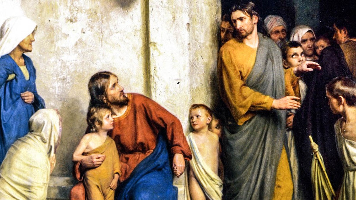 JESUS IN A CROWD