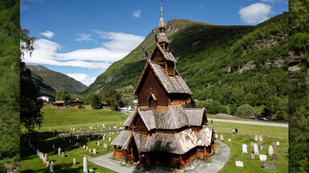 WOOD CHURCH,NORWAY