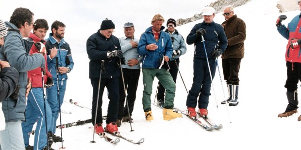 POPE JOHN PAUL II,SKIING