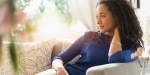 WOMAN,HOME,COUCH