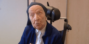 To je najstarejša redovnica na svetu. Dopolnila je 116 let
