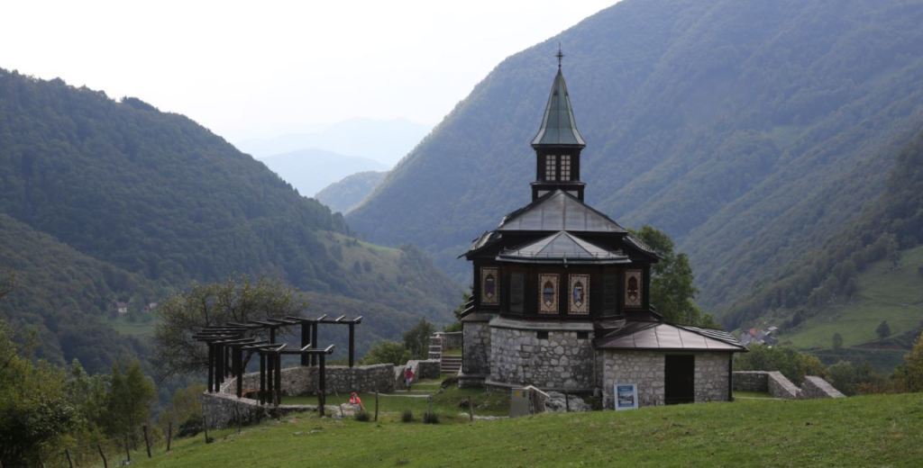 JAVORCA CHURCH SLOVENIA