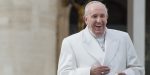 POPE FRANCIS LAUGHING