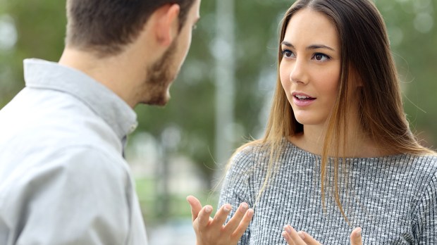 COUPLE TALKING