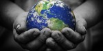 MAN HOLDING EARTH