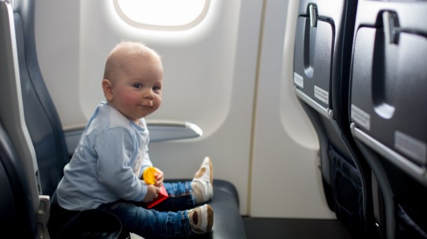 BABY IN THE PLANE