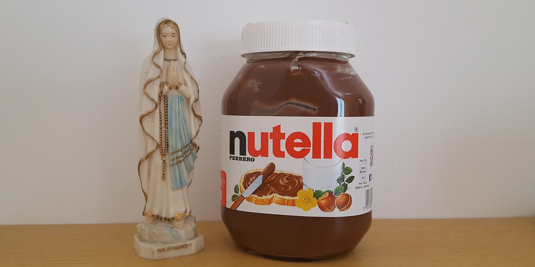 LADY OF LOURDES AND NUTELLA