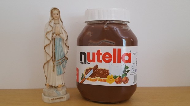 LADY OF LOURDES AND NUTELLA