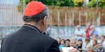 Cardinal Sepe during a religious ceremony