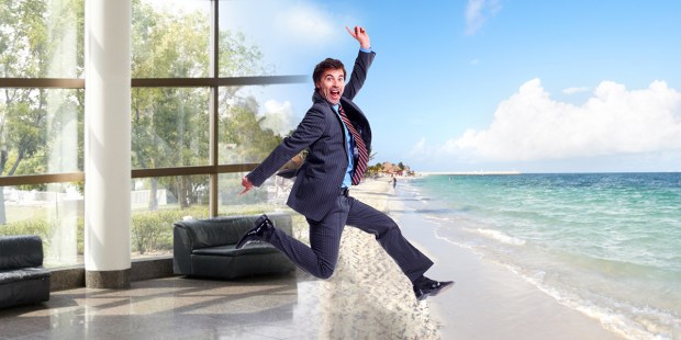 BUSINESSMAN VACATION