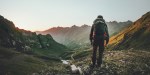 MAN TREKKING