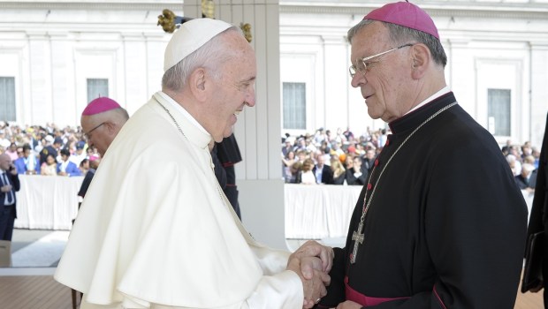 POPE FRANCIS AND BISHOP LIPOVSEK