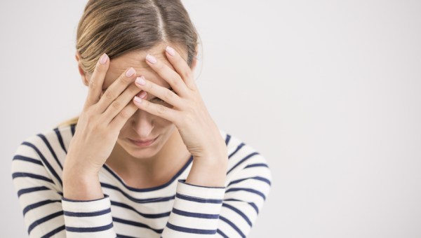 WOMAN SUFFERING