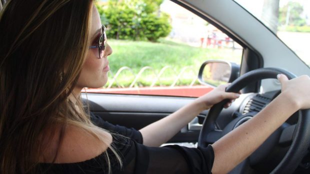 WOMAN DRIVING