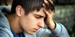 YOUNG MAN,STRESSED
