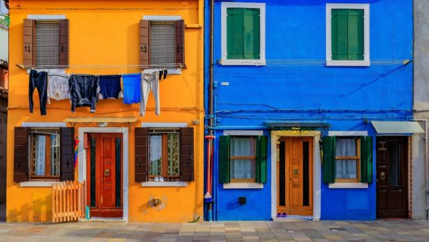 COLORED, HOUSES, NEIGHBORS