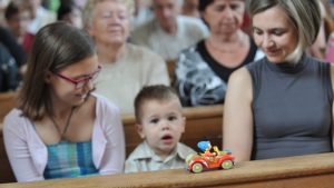 CHILD AT CHURCH
