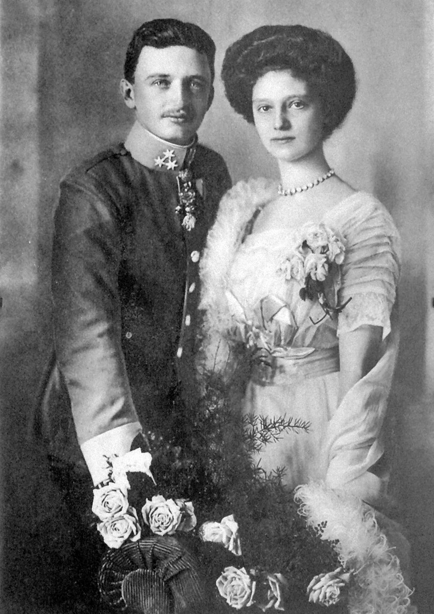 blaženi cesar Karel von Habsburg z ženo Cito