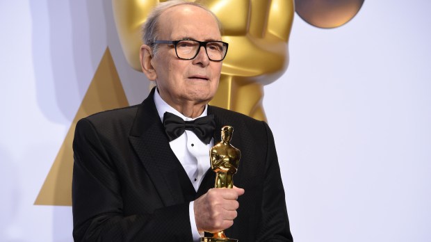 WEB ENNIO MORRICONE OSCAR 2016 © Robyn BECK – AFP