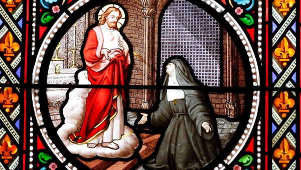 Ste Marguerite Marie Alacoque et le Sacré-Coeur