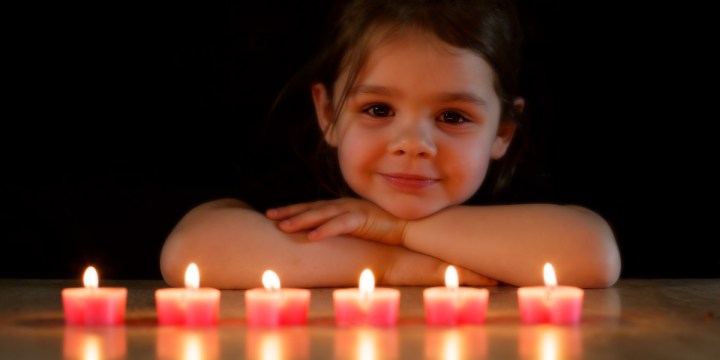 CHILD, GIRL, CANDLES