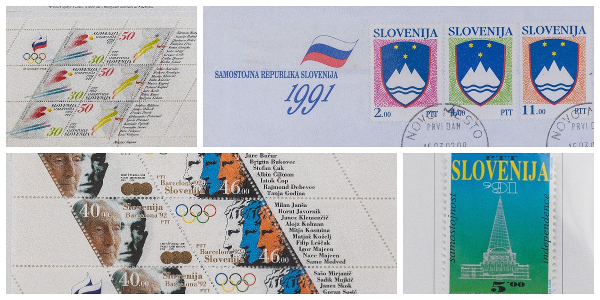 Prve znamke v samostojni Sloveniji