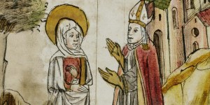 Kdo je bila prva ženska, ki jo je papež razglasil za svetnico?