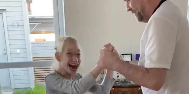 Freya and Dad