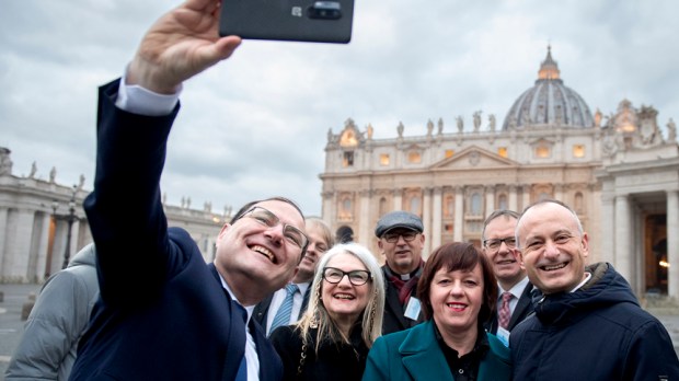 aleteia druzina in rome audience