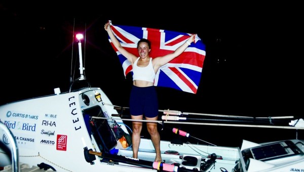 Victoria Evans po przepłynięciu Atlantyku