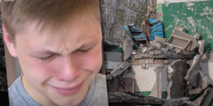 Mama mu je med vojno umrla v naročju, sedaj sam skrbi za mlajše brate in sestre