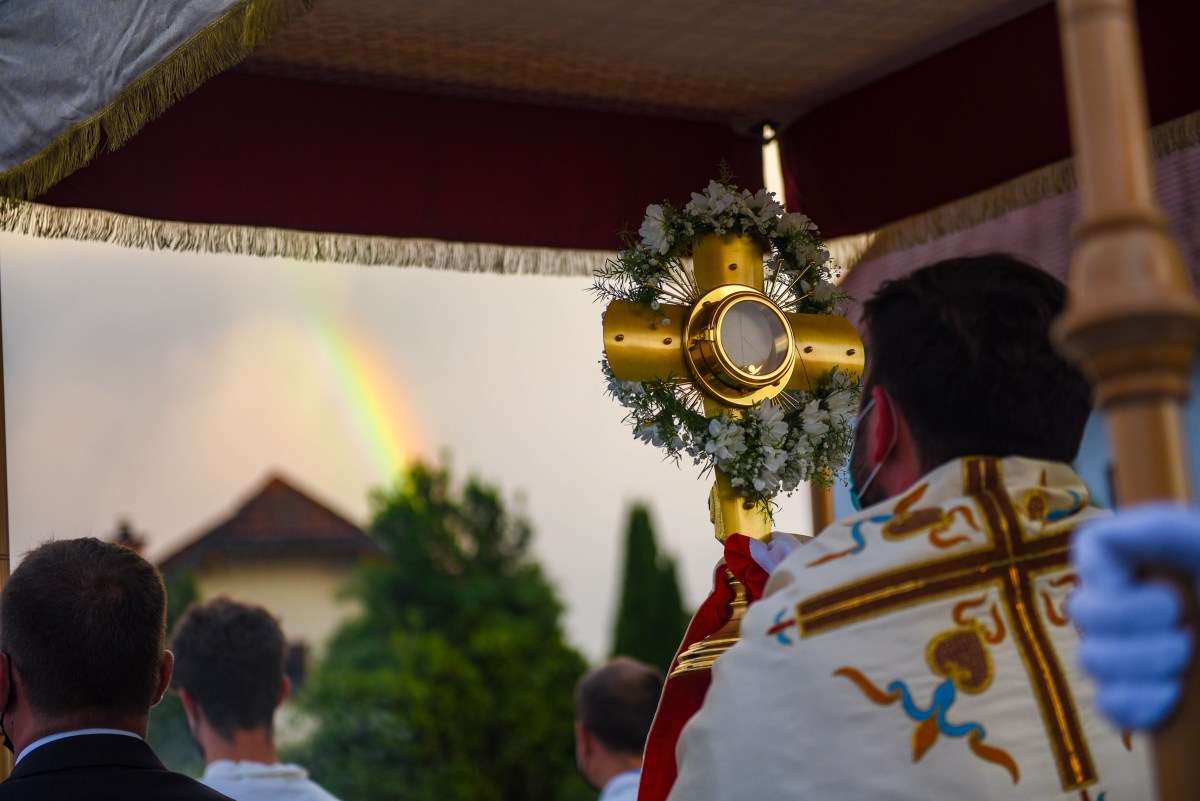 Martin Golob pri procesijah