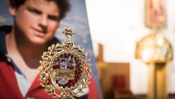 peregrynacja relikwii bł. Carlo Acutisa w Warszawie