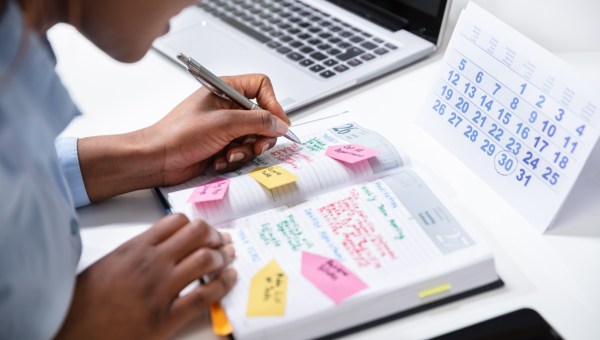 kalendarz z fragmentami Pisma świętego