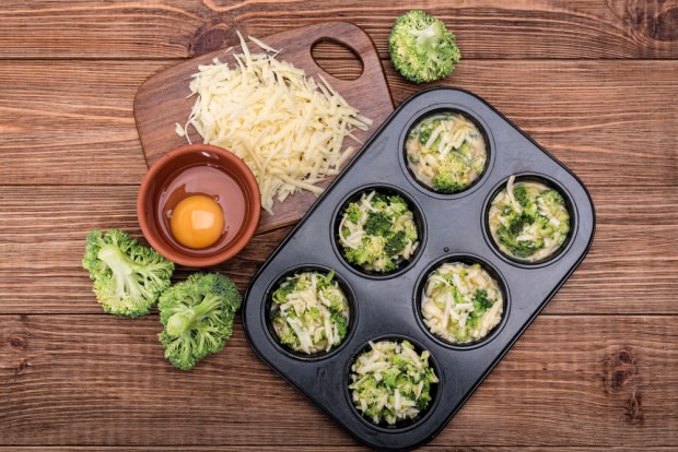 Muffins de brócoli.