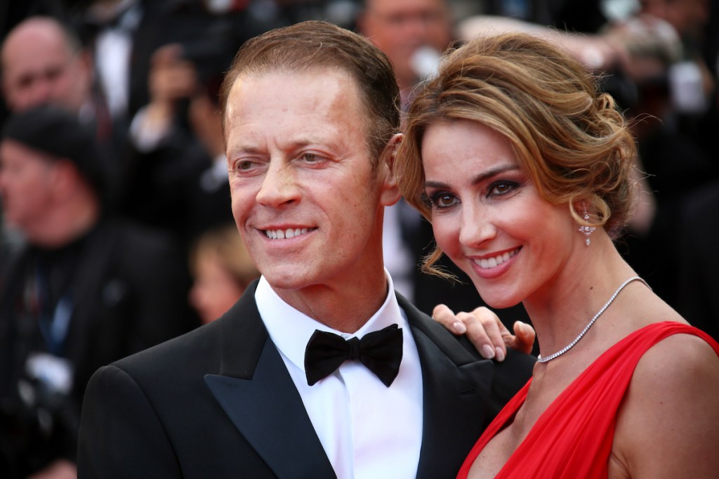 Rocco Siffredi and Rozsa Tassi attend the screening of Money Monster at the annual 69th Cannes Film Festival