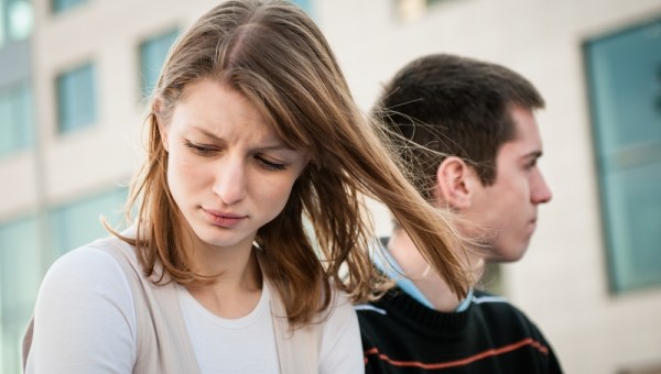 Couple having conflict