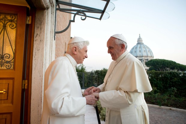 spotkania papieża Franciszka i Benedykta XVI