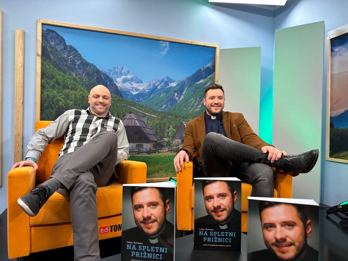 Knjiga Na spletni prižnici, Martin Golob in Lojze Grčman na turneji po Sloveniji