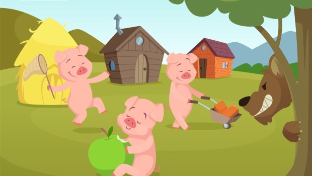 LES TROIS PETITS COCHONS