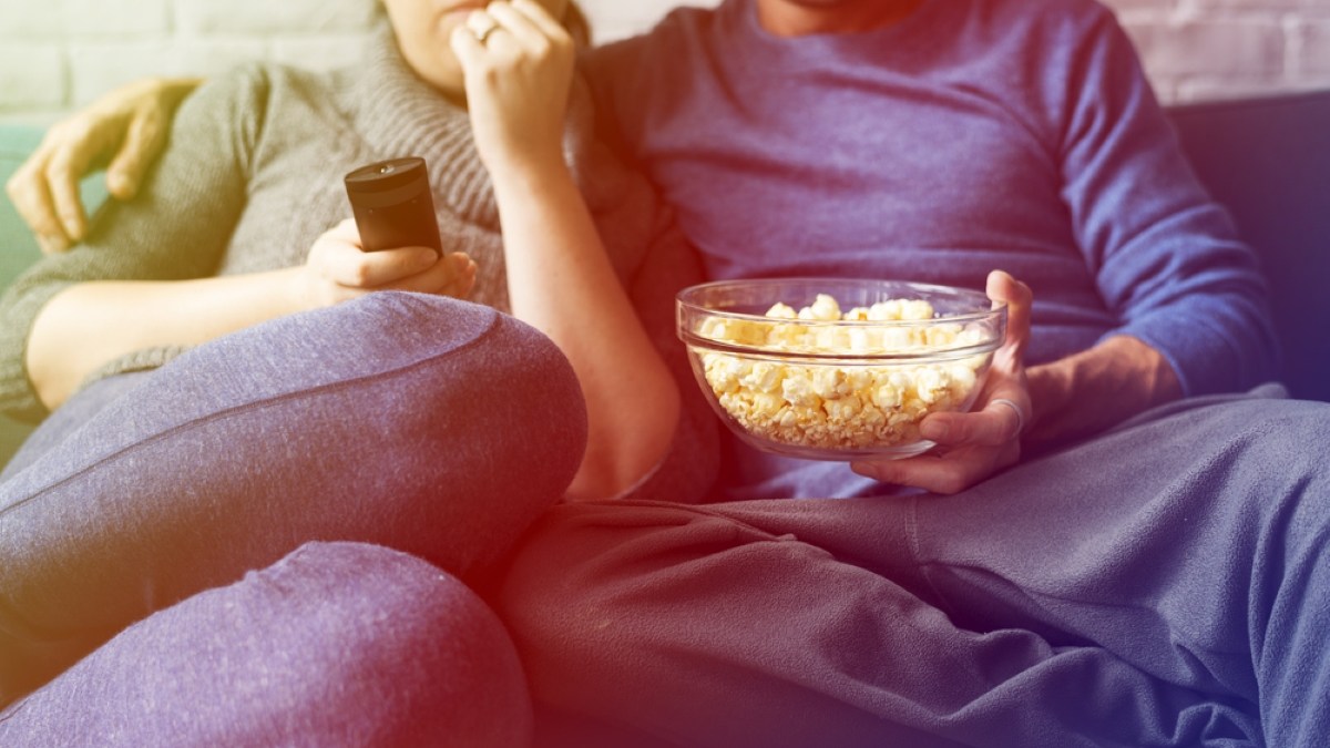 Couple Watching TV