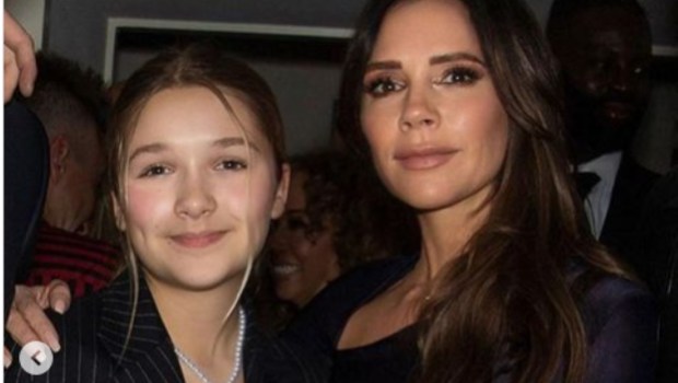 Victoria and Harper Beckham