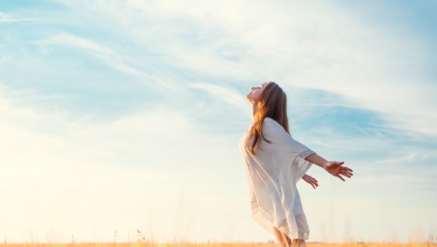 Young girl in a field