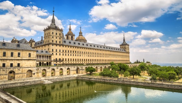 Monasterio Real de San Lorenzo de El Escorial cerca de Madrid, España