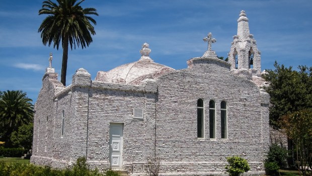 Church of Shells in La Toja, Spain