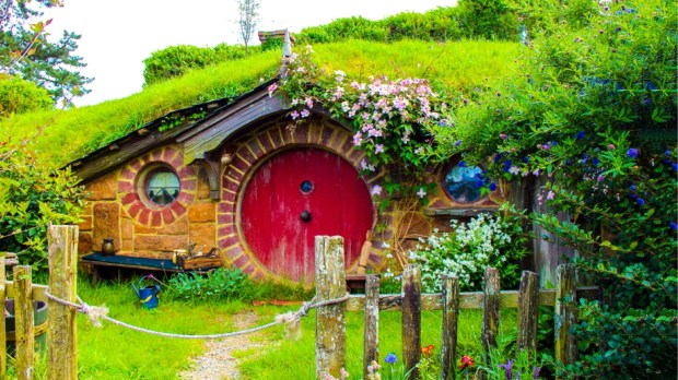 Hobbit house in Hobbiton, New Zealand