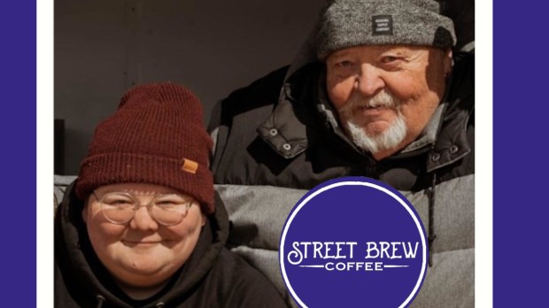 Father and daughter Street Brew Coffee