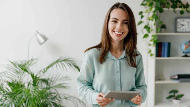 young woman first job