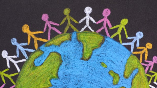Group of people around the world